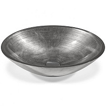 Waskom Ovaal 40x50x17cm Zwart-Antraciet