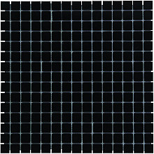 Amsterdam 32,2x32,2x0,4 Black Black Soft Grain Glass Basic Serie Square