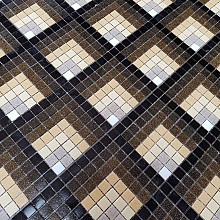 Amsterdam 32,2x32,2x0,4 Cream Soft Grain Glass Basic Serie Square