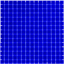 Amsterdam 32,2x32,2x0,4 Cobalt Blue Soft Grain Glass Basic Serie Square
