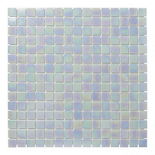 Amsterdam 32,2x32,2x0,4 Light Blue Pearl Glass Pearl Serie Square