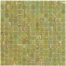 Amsterdam 32,2x32,2x0,4 Light Green Golden Vein Glass Gold Serie Square