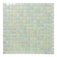 Amsterdam 32,2x32,2x0,4 Light Green Pearl Glass Pearl Serie Square