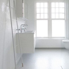 Amsterdam 32,2x32,2x0,4 Ultra White Soft Grain Glass Basic Serie Square