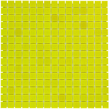 Amsterdam 32,2x32,2x0,4 Yellow Soft Grain Glass Basic Serie Square