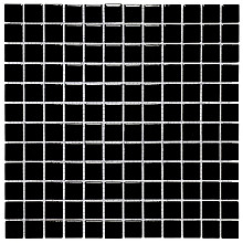Barcelona 30x30x0,6 Black Glossy Porcelain Glazed Square