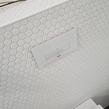 Barcelona 26x30x0,3 Extra White Glossy Porcelain Glazed Hexagon