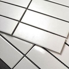 Barcelona 29,1x29,7x0,65 White Glossy Porcelain Glazed Rectangle