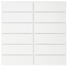 Barcelona 29,1x29,7x0,65 White Matt Porcelain Glazed Rectangle