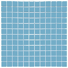 Barcelona 30x30x0,6 Blue Glossy Porcelain Glazed Square