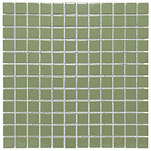 Barcelona 30x30x0,6 Olive Green Glossy Porcelain Glazed Square