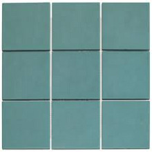 Kasba 29,7x29,7x0,65 Forest Green Glossy Porcelain Glazed Square