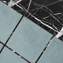 Kasba 29,7x29,7x0,65 Forest Green Glossy Porcelain Glazed Square