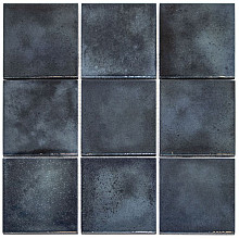 Kasba 29,7x29,7x0,65 Indigo Glossy Porcelain Glazed Square