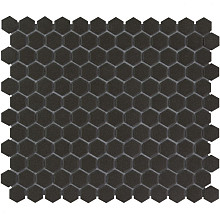 London 26x30x0,5 Black R11 Porcelain Unglazed Hexagon