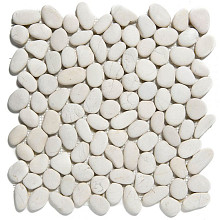 Natural Stone 30,5x30 Ivory Not impregnated Marble Pebbles