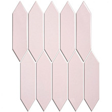 Paris 25,8x31,3x0,65 Pink Glossy Porcelain Glazed Picket