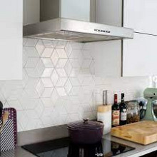 Paris 26,6x30,5x0,6 White Glossy Porcelain Glazed Cubic