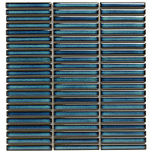 Sevilla 28,2x30,8x0,8 Azure Blue speckle Glossy Porcelain Glazed Mini Finger
