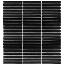 Sevilla 28,2x30,8x0,8 Black Glossy Porcelain Glazed Mini Finger