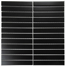 Sevilla 29,6x30x0,75 Black Matt Porcelain Glazed Finger