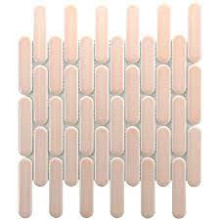 Sevilla 30x30x0,6 Pink Glossy Porcelain Glazed Oval Finger