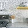 Valencia 27,8x32,5x0,5 White Matt + Glossy Glass Recycled Hexagon