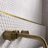 Venice – Pennyround 31,5x29,4x0,55 Extra White Glossy Porcelain Glazed Round