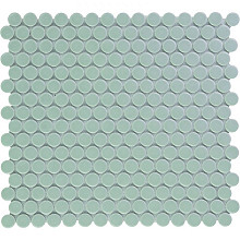 Venice – Pennyround 31,5x29,4x0,55 Grey Blue Glossy Porcelain Glazed Round