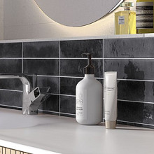 Jasy 6x24,6x0,8 Anthracite Brillo