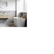 Composite 120x120x0,9 Dark Grey Mat Terrazzo