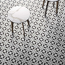 Patchy B&W 02 20x20x0,9 zwart