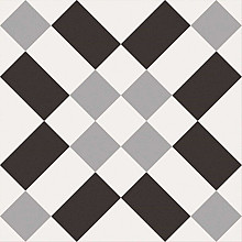 Patchy B&W 02 20x20x0,9 zwart