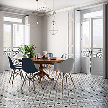 Patchy B&W 03 20x20x0,9 zwart