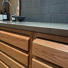 Sevilla 28,2x30,8x0,8 Grey - Blue speckle Glossy Porcelain Glazed Mini Finger