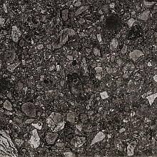 Composite 60x60x0,9 Black Antraciet Mat Terrazzo