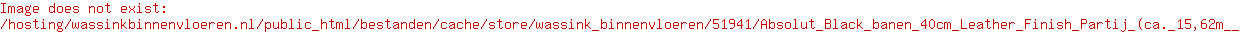 Absolut Black banen 40cm Leather Finish Partij (ca. 15,62m²)