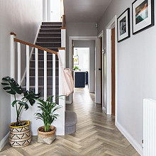 Rubens 7,6x45,7x0,2 Lime Washed Oak Herringbone