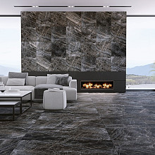 Maison ca. 90x90x1,1 Volt Black