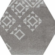 Fibre 25,5x29,4x0,95 Esagona Black Nat