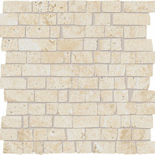 Unika Limestone 30x30x0,95 Minimal Mosaic Mini Block Cream Nat
