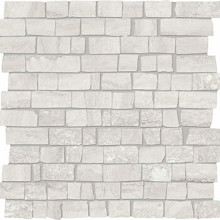 Unika Limestone 30x30x0,95 Vein Cut Mosaic Mini Block Silver Nat