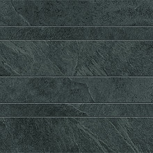 Canto Stone 30x60x0,95 Mosaic Listelli Slate Black Ret