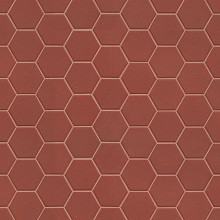Hexa 31,6x31,6x0,4 cherry pie matt mosaico