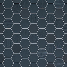 Hexa 31,6x31,6x0,4 deep navy mix mosaico