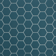 Hexa 31,6x31,6x0,4 ocean wave matt mosaico