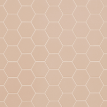 Hexa 31,6x31,6x0,4 rosy blush matt mosaico