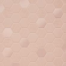 Hexa 31,6x31,6x0,4 rosy blush mix mosaico