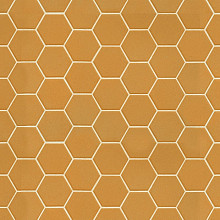 Hexa 31,6x31,6x0,4 yellow corn matt mosaico