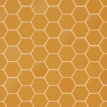 Hexa 31,6x31,6x0,4 yellow corn mix mosaico
